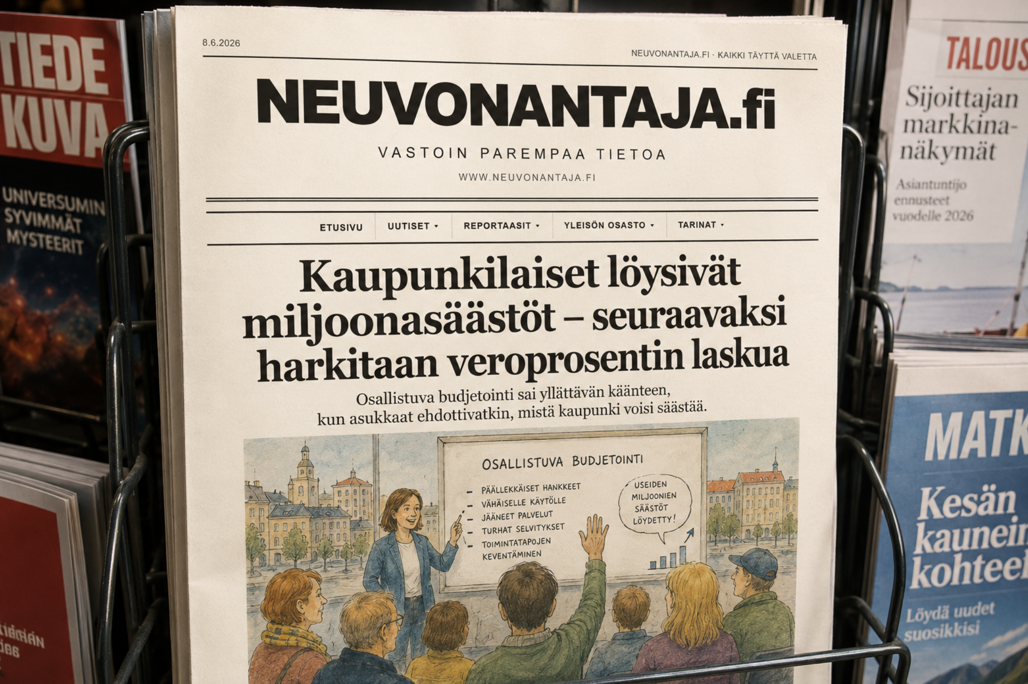 Osallistava budjetointi otsikoissa